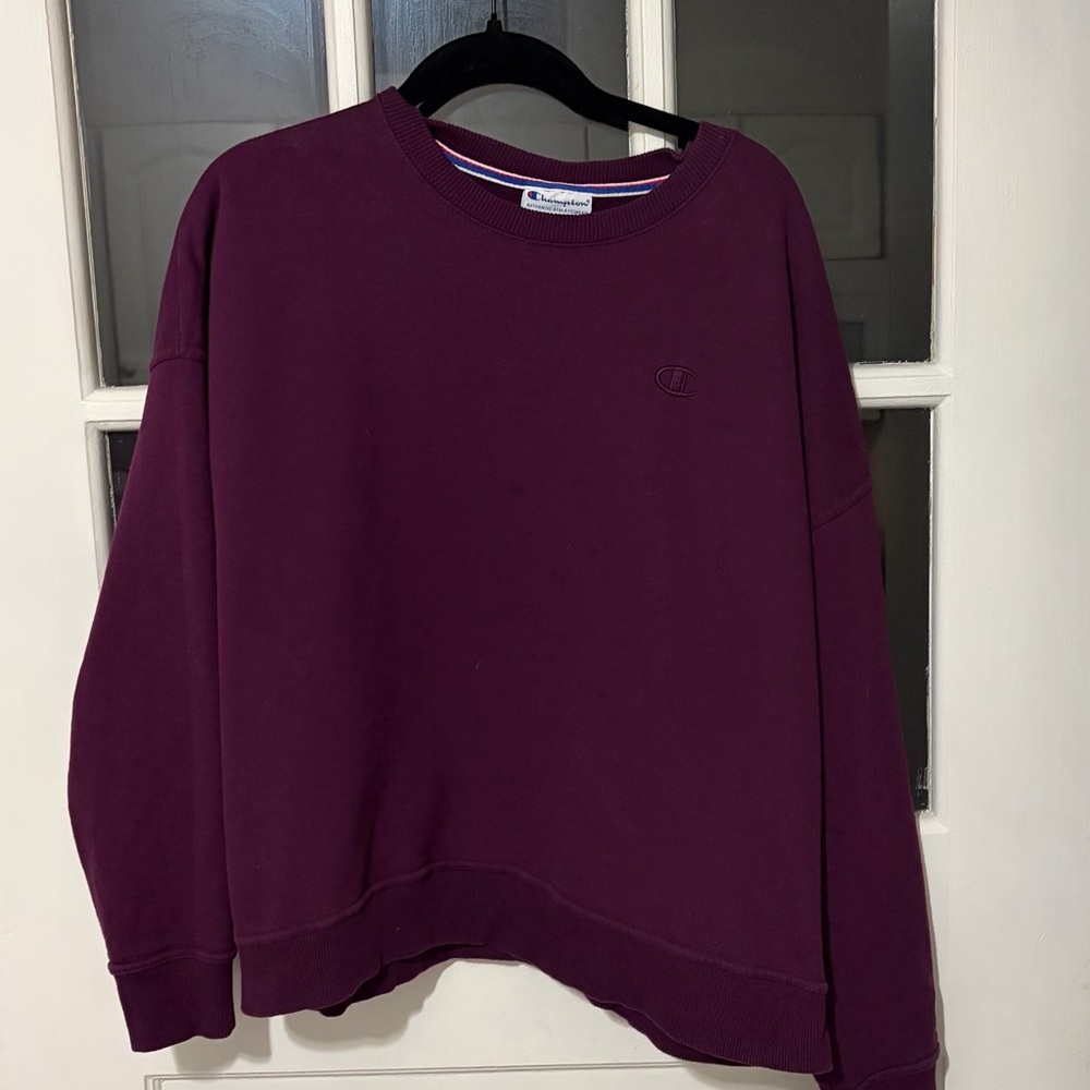 Champion Deep Purple Crewneck Sweatshirt